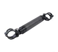Caswynlife Manubrio per bicicletta pieghevole Brompton, asta di prolunga leggera in lega AL6061, finitura anodizzata, piccola barra di rondine, accessorio da 150 mm (nero)