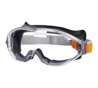 Caswynlife Occhiali di sicurezza completamente chiusi, anti-appannamento, antivento, con cinturino regolabile, per ciclismo, smerigliatura, lavoro, sport all'aria aperta (grigio)