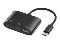 Caswynlife per alluminio C Card Reader per sd TF per adattatore otg | 3.0 con 60W per la ricarica rapida del pd, per il lettore di memoria microsd per il telefono Tablet