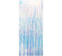Caswynlife per la tenda della pioggia sfondo, colore sfumato partito | Decorazioni per matrimoni, compleanni, anniversari, per luccicanti stelle filanti in PET per luoghi di scena e cabine