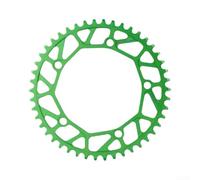 Caswynlife Pignone in alluminio per bicicletta pieghevole, corona dentata leggera per bici da strada, ricambio per pedivella della bicicletta, profilo a denti largo contro la rimozione della catena