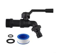 Caswynlife Rubinetto da esterno, valvola a sfera interamente in rame, antigelo fino a -20 °C, resistente al calore, tenuta a prova di perdite, 3/4 di pollice per collegamento tubo da giardino, (3/4 x