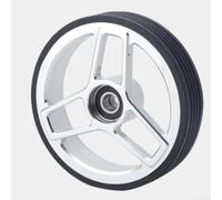 Caswynlife Ruota a doppio pallet in lega di alluminio, 68 mm, corpo largo | Per Brompton Brompton, cuscinetto sigillato anodizzato CNC facile da arrotolare parte di ricambio con anello in gomma