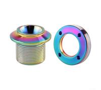 Caswynlife s Lega di Alluminio Bicicletta Manovella Copertura Laterale Vite E Tappo Per SRAM per dub NX per gx per xx1 per aquila, CNC Lavorato ad Alta Durezza Fissaggio Con Vite E M30 Copertura Per