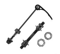 Caswynlife Set di spiedini per asse anteriore e posteriore a sgancio rapido con cuscinetti per mozzo da 25 mm, per fissaggio di ingranaggi da ciclismo, forcella anteriore, telaio posteriore in acciaio