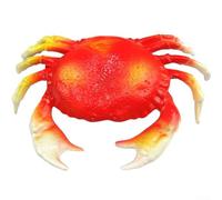 Caswynlife Simulazione modello aragosta realistica plastica granchio puntello per feste a tema, fotografia, teatro, educazione, decorazione, leggero rosso finto frutti di mare, dimensioni A B C D
