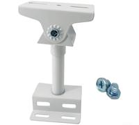 Caswynlife Staffa per pannello solare regolabile e resistente, rotazione di 360 gradi, Q235, supporto in acciaio per telecamera di sorveglianza Hikvision, telescopico bianco, 145-190 mm, montaggio a
