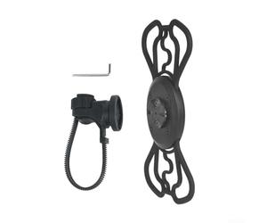 Caswynlife Supporto per telefono da bicicletta, per computer Garmin, staffa per manubrio in silicone nylon, per smartphone da 4,7 a 6,9 pollici, fissaggio a cinghia antiurto, per ciclismo su strada e