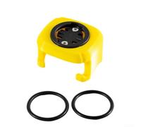 Caswynlife Supporto pieghevole per computer brompton, supporto GPS in ABS stampato in 3D compatibile con Garmin & Mio, vestibilità elastica sicura per modelli M/S/H, verde (giallo)