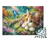 Cat 1000 Pezzi Puzzle CollectionTabby Cat Black Hole Sfida Per Adulti Per Adulti E Bambini Da 14 Anni E Regalo Giocattolo Colorato Per La Famiglia52x38cm/1000pcs