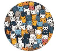 Cat 1000 Pieces Jigsaw Puzzles For Adults Educational Games Stress Relieving Entertainment Exercise The Memory of The Brain for Family Decorations 1000pcs (67.5x67.5cm)