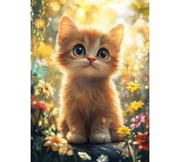 Cat 2000 Piece Jigsaw Puzzles for Adults, Colourful, Challenging & Brainteasing Adult puzzles 2000 Pieces Sunshine, Fun jigsaws for The Whole Family 40x28 inch