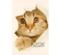 Cat 2026 A5 Family Diary With Week To Page: Cute Weekly Organiser For Business or Home