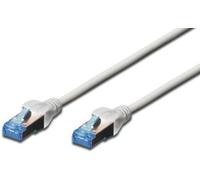 CAT 5e F-UTP patch cord, PVC AWG 26/7, length 0.25 m, color grey