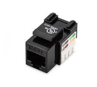 Digitus Modulo Keystone RJ45 Cat-5e Classe D 1GBase-T 100 MHz Non schermato Nero