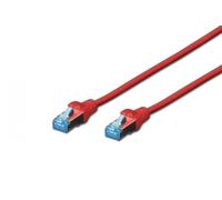 CAT 5e SF-UTP patch cord, PVC AWG 26/7, length 2 m, color red