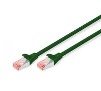CAT 6 S-FTP patch cord, Cu, LSZH AWG 27/7, length 0.25 m, color green