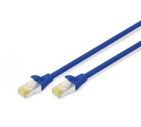 Cavo Rete S-Ftp Cat.6A Doppia Schermatura Lsoh Colore Blu Mt. 10