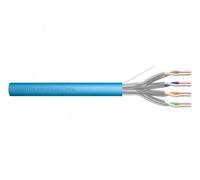 CAT 6A U-FTP installation cable, 500 MHz Dca (LSZH-1), AWG 23/1, 50 m drum, sx, blue