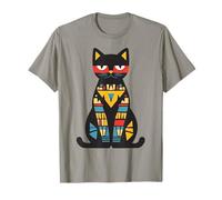 Cat Abstract Art Colorful Vibrant Artistic Graphic Maglietta