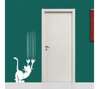 CAT - Adesivo murale wall sticker in vinile 55x130 cm