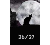 Cat and Moon 2026/2027 A5 Week To View Academic Diary With Weekly Affirmations: Gothic Student Mid Year School Planner With Timetable