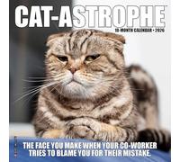 Cat-Astrophe 2026 Mini Wall Calendar