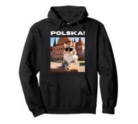 Cat At The Malbork Castle, Polonia Felpa con Cappuccio