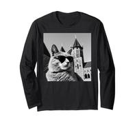 Cat At The Malbork Castle, Polonia Maglia a Manica