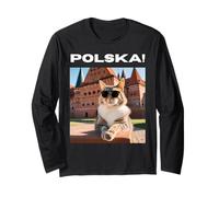 Cat At The Malbork Castle, Polonia Maglia a Manica