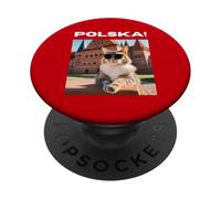 Cat At The Malbork Castle, Polonia PopSockets PopGrip Adesivo