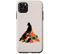 Cat Autumn Leaves Fall Cozy Aesthetic Feline Owners Custodia per iPhone 11 Pro Max