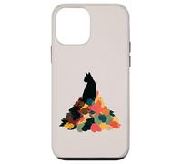 Cat Autumn Leaves Fall Cozy Aesthetic Feline Owners Custodia per iPhone 12 mini