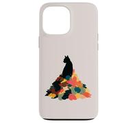 Cat Autumn Leaves Fall Cozy Aesthetic Feline Owners Custodia per iPhone 13 Pro Max