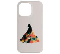 Cat Autumn Leaves Fall Cozy Aesthetic Feline Owners Custodia per iPhone 14 Pro Max