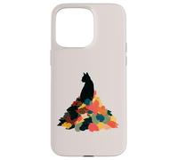 Cat Autumn Leaves Fall Cozy Aesthetic Feline Owners Custodia per iPhone 15 Pro Max