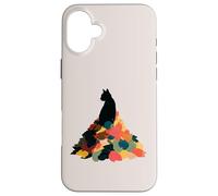 Cat Autumn Leaves Fall Cozy Aesthetic Feline Owners Custodia per iPhone 16 Plus