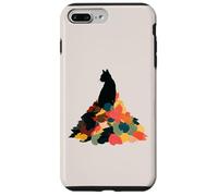 Cat Autumn Leaves Fall Cozy Aesthetic Feline Owners Custodia per iPhone 7 Plus/8 Plus