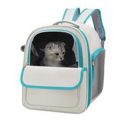 Cat Backpack, Bubble Pet Carrier, Ergonomic Design with Transparent Window, Travel Bag, Ideal for Outdoor, and Vet Visits for Cats, Small Dogs, and Puppies, 12.99x9.84x15.75 inches