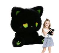 Ćat Bambole di Pelučhe - Morbida bambola di peluche da abbracciare - Peluche interattivo per gatti - Cuscini teneri per bambole - Pilloŵ interattivo morbido e delicato sulla pelle - decorativo