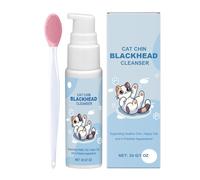 Cat Black Chin Cleaner - Pet Cleansing Lotion | Blackhead Removal Brush Tool | Effective Deep Cleanser for Dogs and Cats | Gentle Care Spray for Skin Health and Comfortable Maintenance at Home