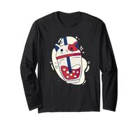 Cat Boba Tea - Gatto Divertente Maglia a Manica