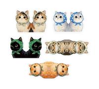 Cat Book Mark - 10 Piece Magnetic Bookish Fun Maker, Cute Cat Bookmarks, High Grade PVC Soft Magnetic Build, 50g Ultra Lightweight Frame, Secure Page Grip Grade- for Teachers & Students