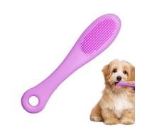 Cat Brush, Cat Dog Finger Toothbrush, Durable and Washable Dog Toothbrush, Grooming Brush for Cat Chin, Pets Teeth Cleaning Toothbrush, Easy to Clean with 360° Rotating Arm