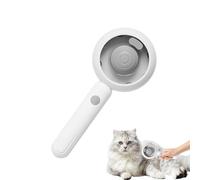 Cat Brush - Cat Steam Brush, Cat Brush for Shedding, Dog Brush with Release Button | Pet Grooming Supplies | Spray Hair Removal Comb for Long & Short Haired