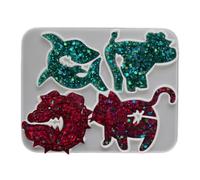 Cat Butt Silicone Mold Cat Silicone Mold4-Cavity Animal Theme Quick Release