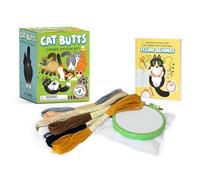 Cat Butts Cross-stitch Kit: Includes 4 Patterns