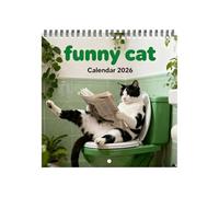 Cat Calendar 2026 - Funny Wall Planner, Monthly Note Calendar, Thick Paper Pages with Writing Space, Home Office Decor Organizer with Hanging Design, Appointment Schedule Planner for School Classroom