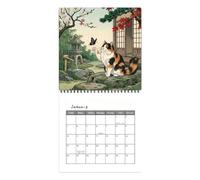 Cat Calendar 2027 - Kitten 12 Month Planner Display Schedule Hangable