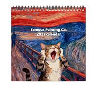 Cat Calendar | Coil Binding World Famous Painting Wall Planners 2027